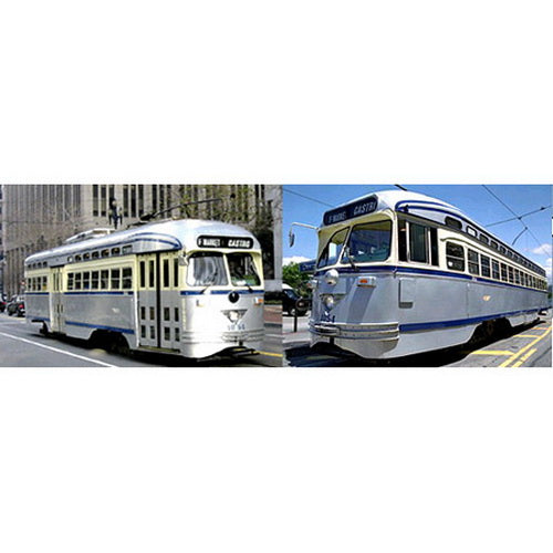 Bowser 12554 HO Scale Philadelphia Transit F Line PCC Streetcar #1054