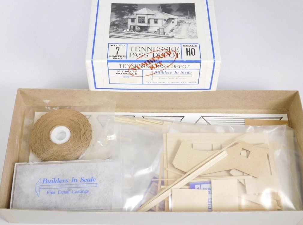 Builders-in-Scale No. 7 HO Scale Tennessee Pass Depot Building Kit