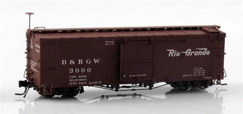 Blackstone Models 340100 HOn3 DRGW 3000 Series 30' Boxcar #3000