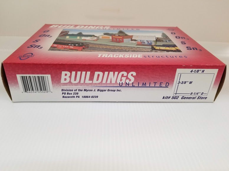 Building Unlimited 502 O/On3/S/Sn3 General Store Building Kit