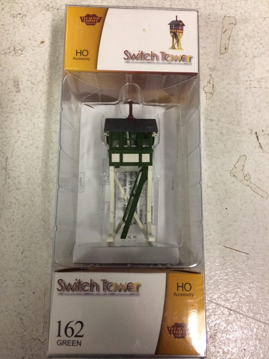 Broadway Limited 162 HO Scale Green Switch Tower Pre-Built Plastic Model