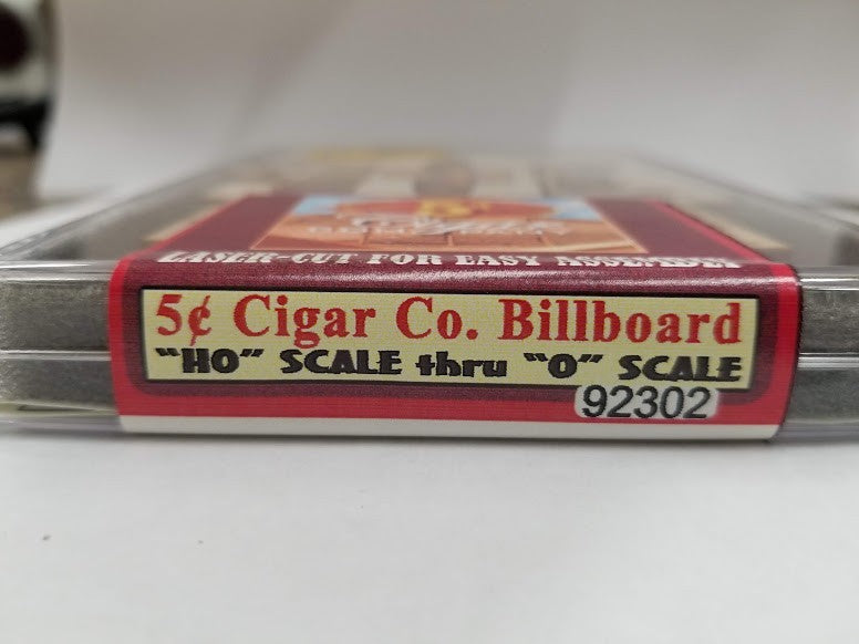 Bar Mills 92302 5 Cent Cigar Co. Billboard Building Kit