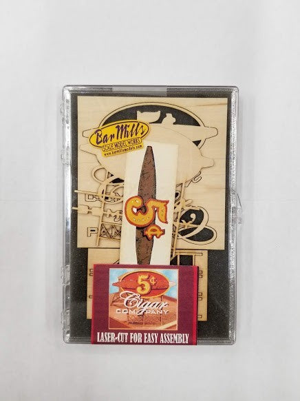 Bar Mills 92302 5 Cent Cigar Co. Billboard Building Kit
