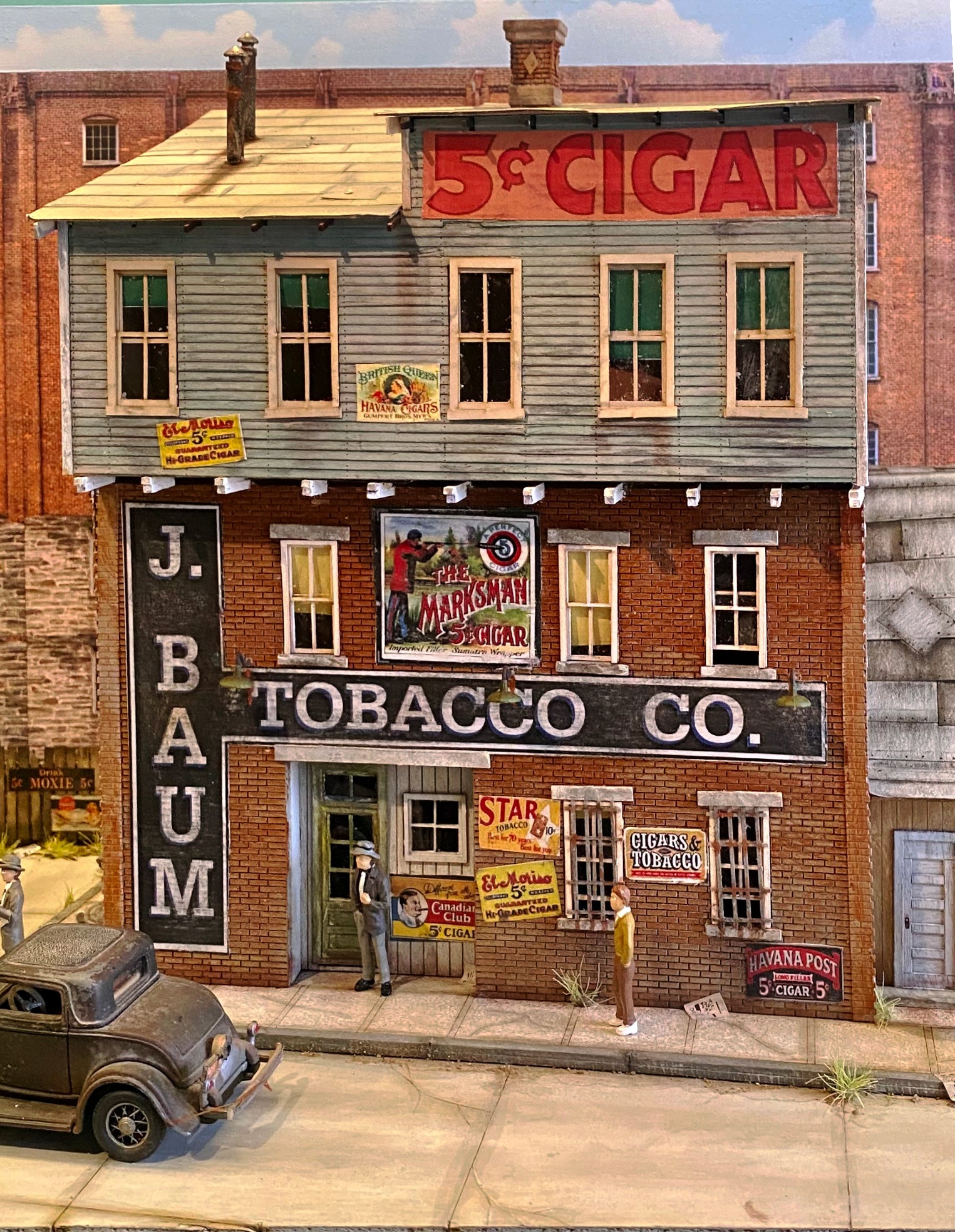Bar Mills 0371 N J. Baum Tobacco Company Building Kit
