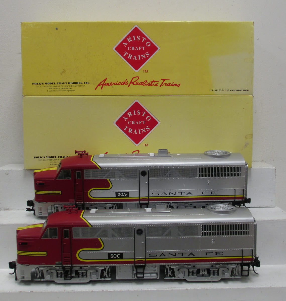Aristo-Craft 22310-3 G Atchison Topeaka Santa Fe Alco FA-1 AA Set