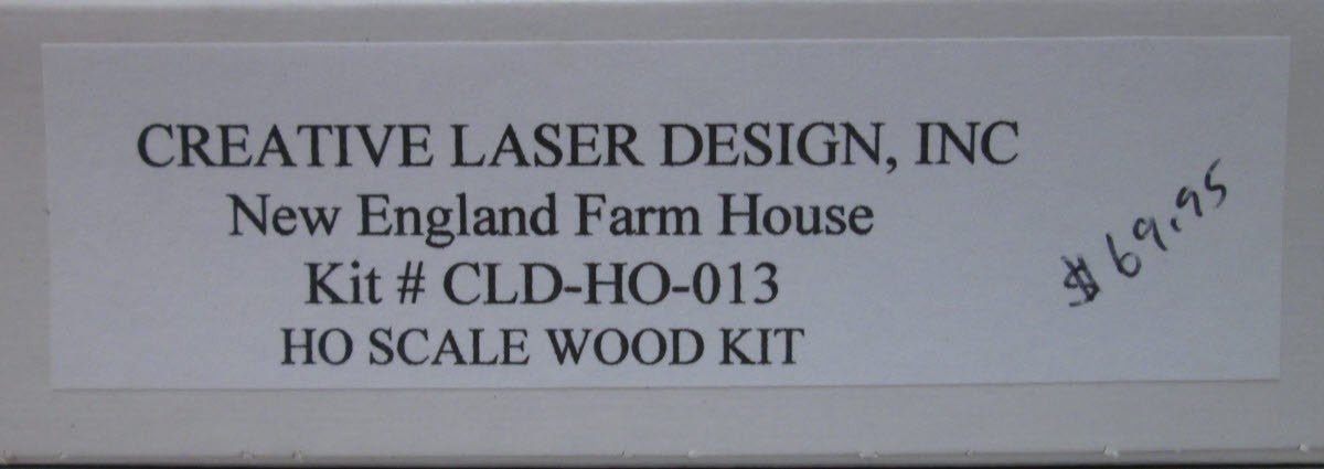 Creative Laser Design CLD-HO-013 HO Scale New England Farm House Laser Cut Kit