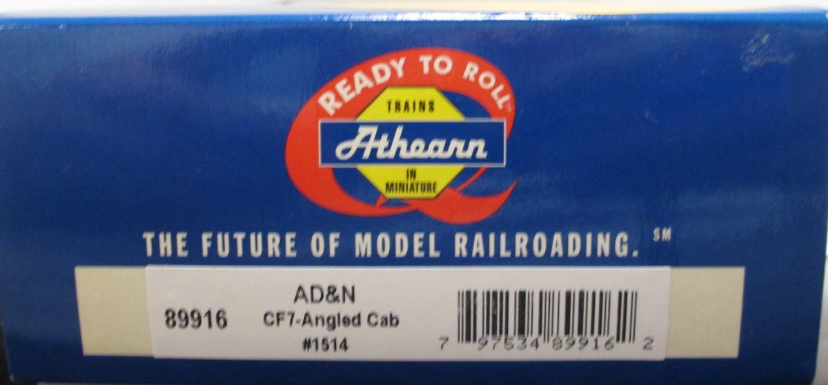 Athearn 89916 AD&N CF7, #1514 Diesel Locomotive