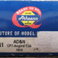 Athearn 91541 HO Scale Ashley Drew & Northern CF7 #1513 Diesel Locomotive