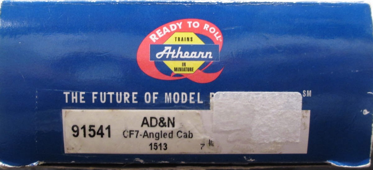 Athearn 91541 HO Scale Ashley Drew & Northern CF7 #1513 Diesel Locomotive