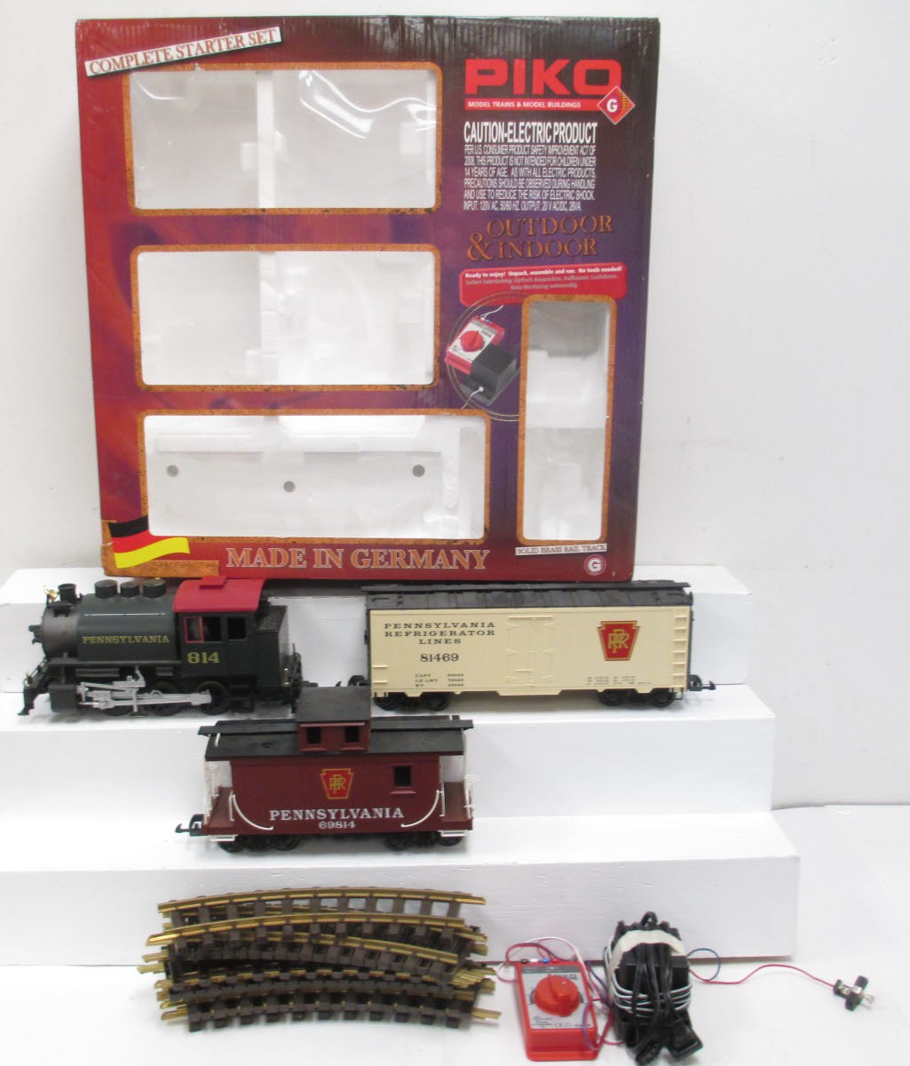 Piko 38103 Pennsylvania Railroad G Gauge Steam Freight Starter Train Set
