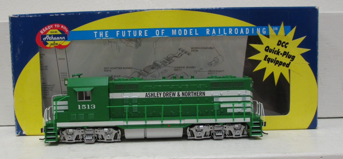 Athearn 91541 HO Scale Ashley Drew & Northern CF7 #1513 Diesel Locomotive