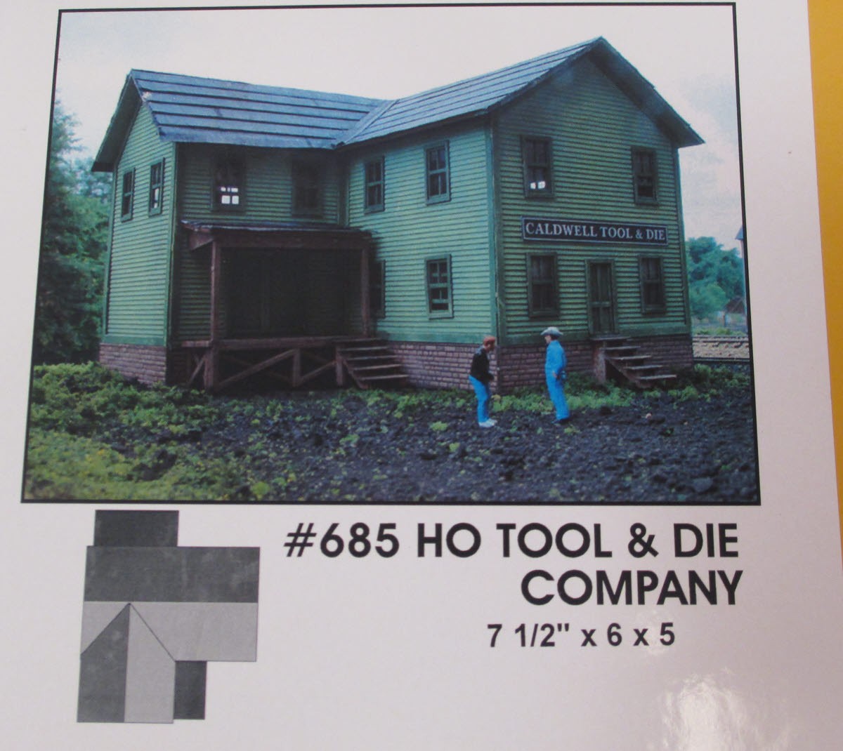 Branchline Trains 685 HO Scale Caldwell Tool & Die Laser Art Building