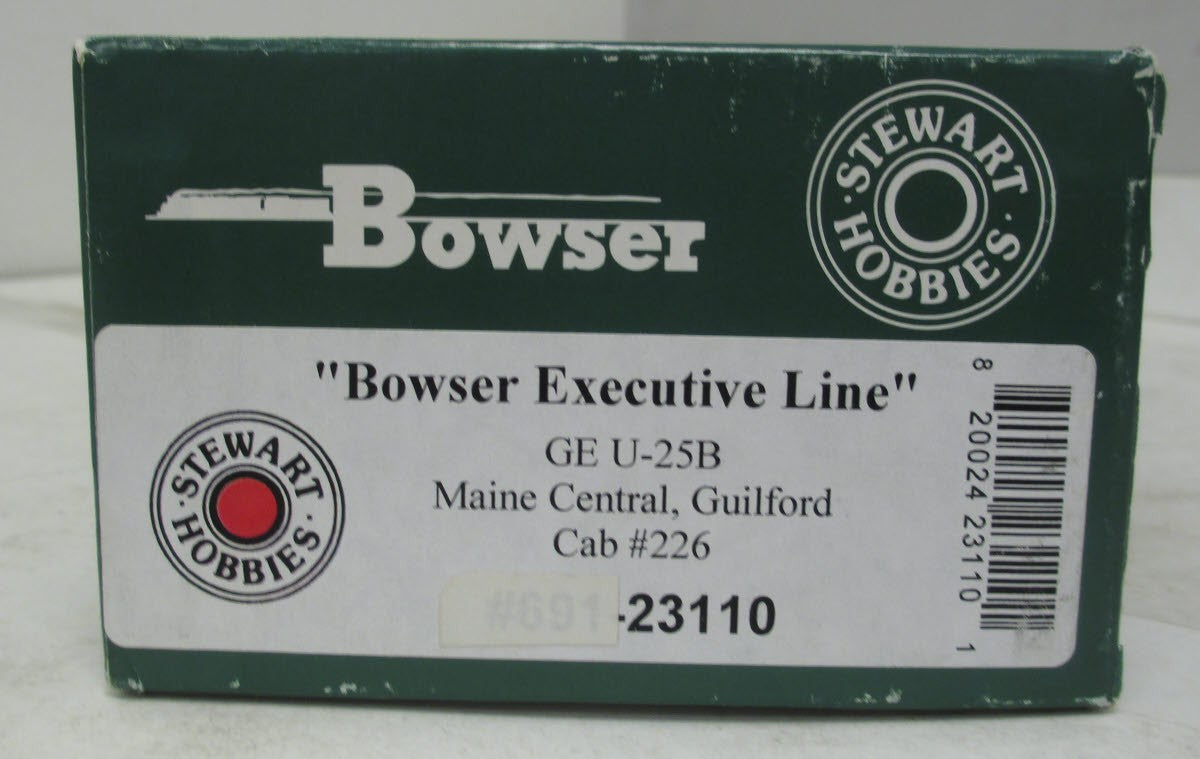 Bowser 691-23110 HO Scale Maine Central GE U-25B Diesel Locomotive #226