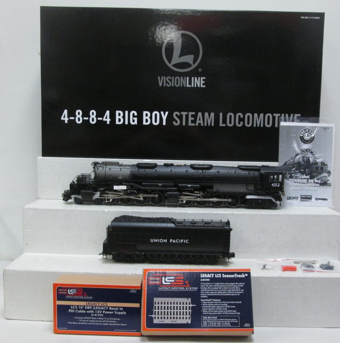 Lionel 6-11448 O VISIONLINE Union Pacific 4-8-8-4 Big Boy Steam Locomotive #4012