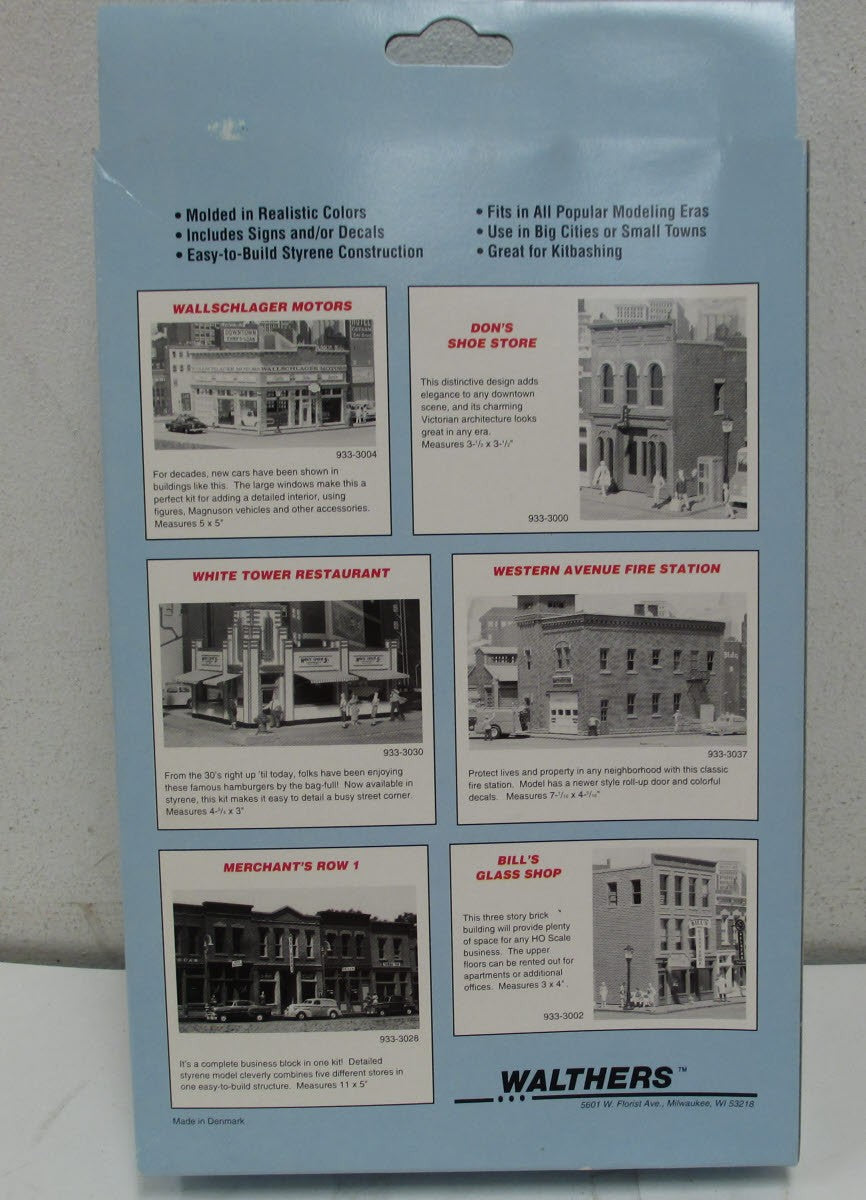 Walthers 933-3001 HO CornerStone Series Gemini Building Kit