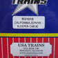 USA Trains 31015 "California Zephyr" Aluminum Sleeper Lighted (Metal Wheels)