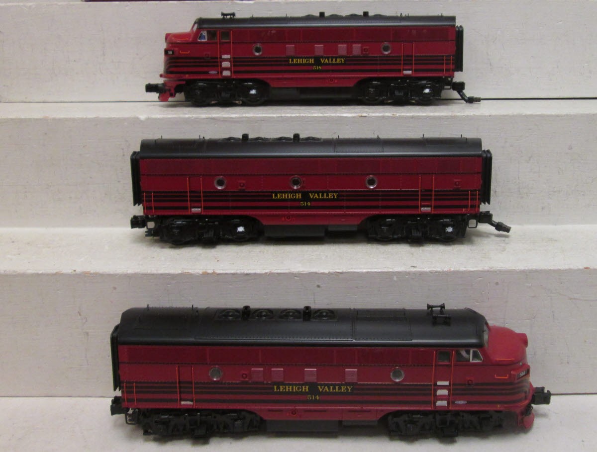 MTH 20-20401-1 Lehigh Valley F-3 ABA Diesel Engine Set w/PS 3.0 #514/518/514B