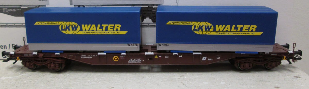 Marklin 47075 Flat Car w/Trlr 51 Walter