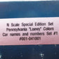 Con-Cor 41001 PRR N Gauge Passenger Car Set