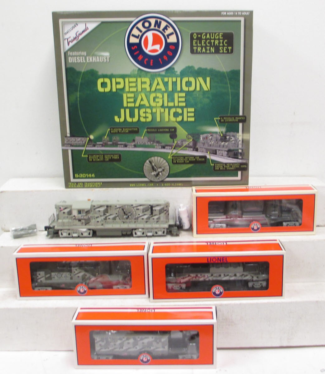 Lionel 6-30144 O Gauge Operation Eagle Military Diesel Train Set