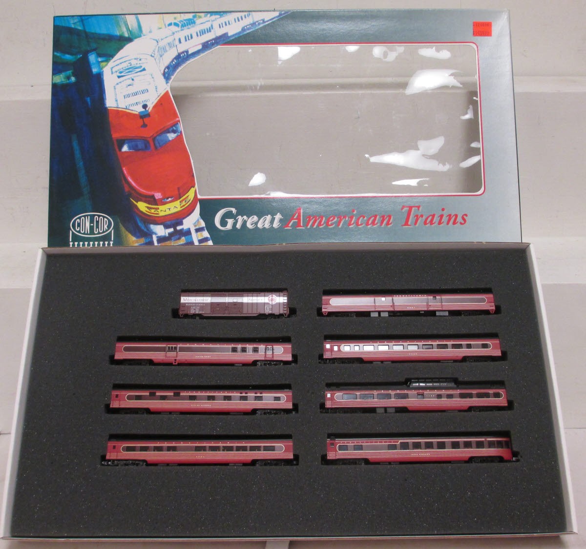 Con-Cor 41001 PRR N Gauge Passenger Car Set