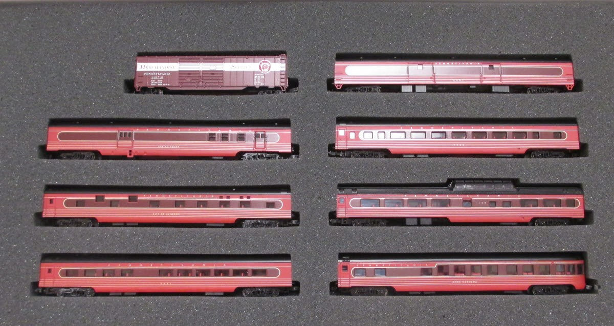 Con-Cor 41001 PRR N Gauge Passenger Car Set
