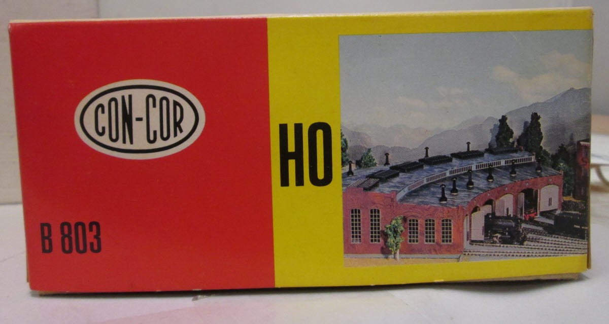 Con-Cor B-803 HO Scale Heljan Steam Locomotive Roundhouse Kit