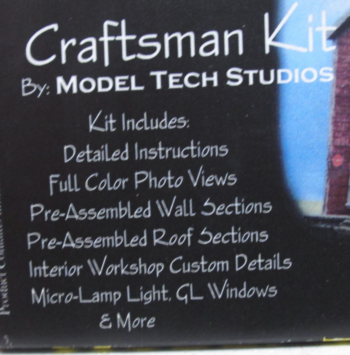 Model Tech Studios 0016 HO Scale McGilny's Woodworking Craftsman Kit