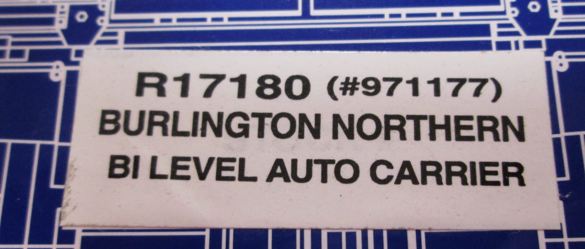 USA Trains R17180 Burlington Northern Bi-level Auto Carrier (Metal Wheels)