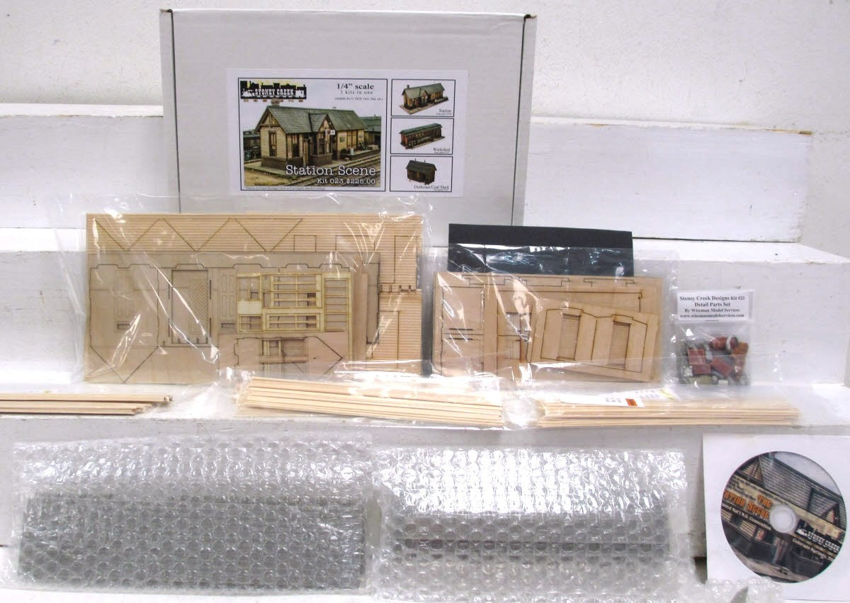 Stoney Creek 023 Designs Station Scene 3 Building Kit Set