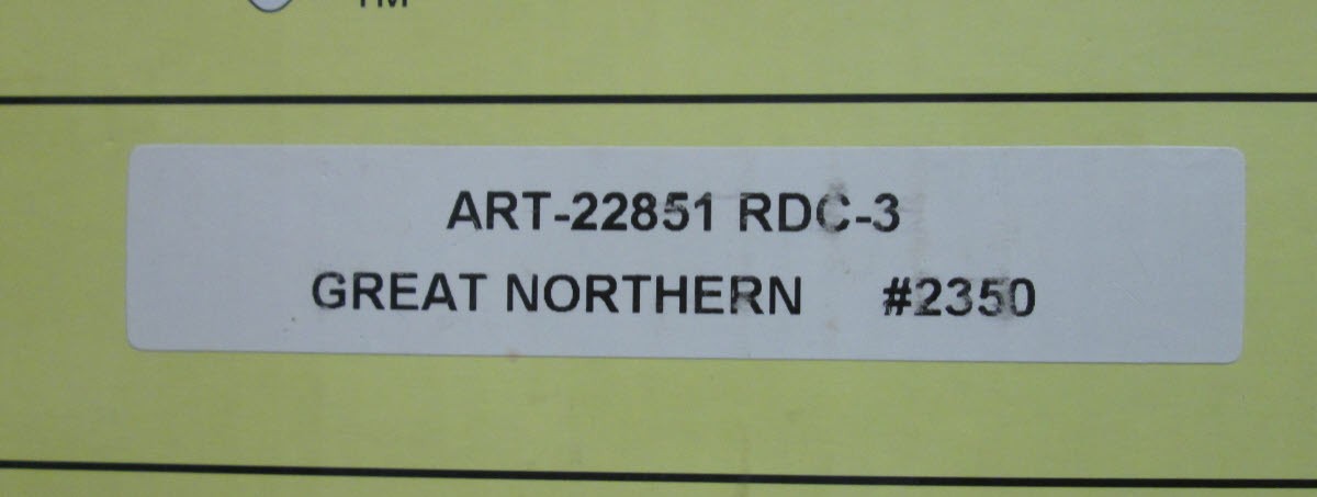 Aristo-Craft ART22851 G Great Northern RDC-3 Budd Rail Car