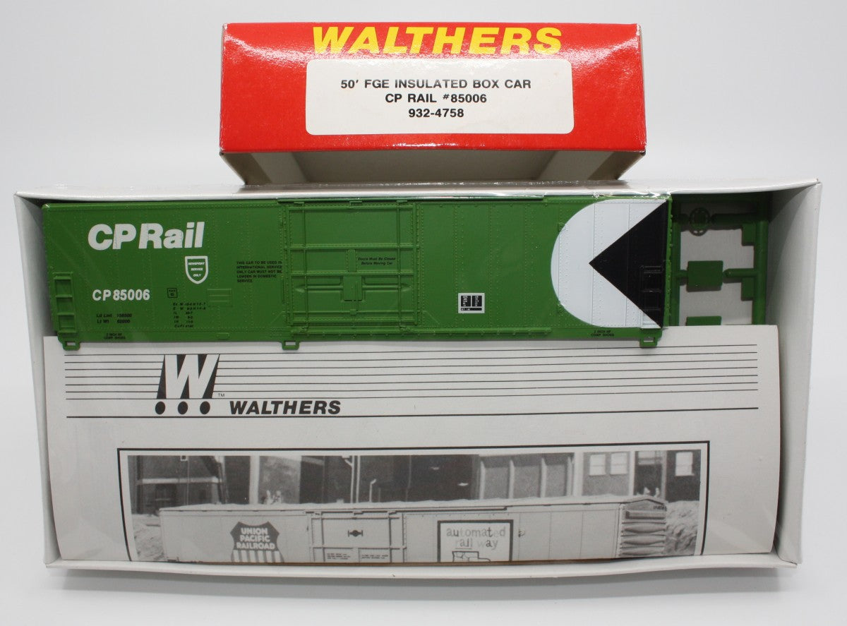 Walthers 932-4758 HO 50' FGE Insulated Box Car CP Rail