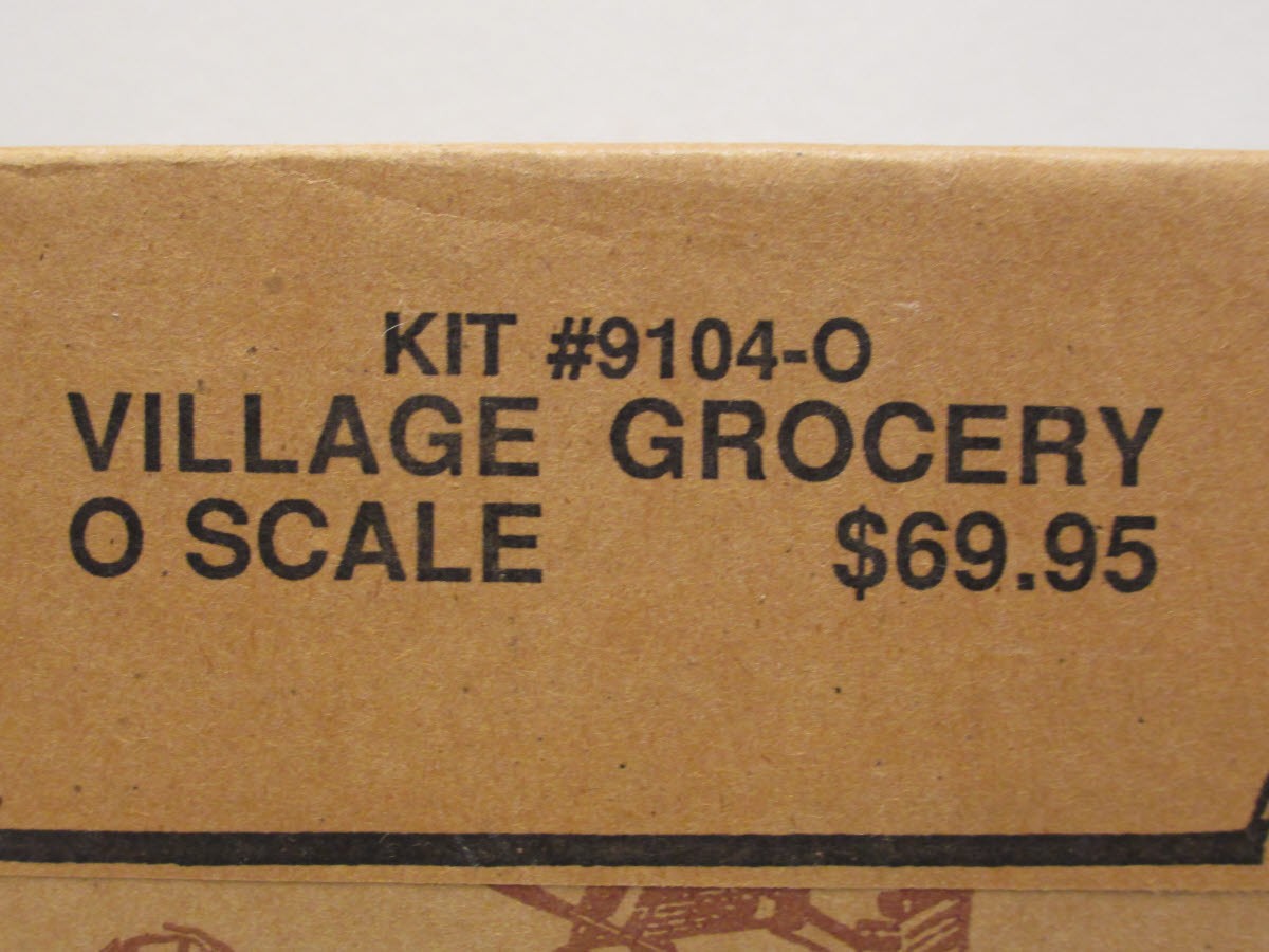 Steam Era 9104-O O Scale Village Grocery Kit