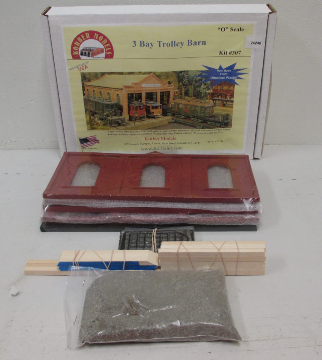 Korber 307 O 3 Stall Trolley Barn Kit
