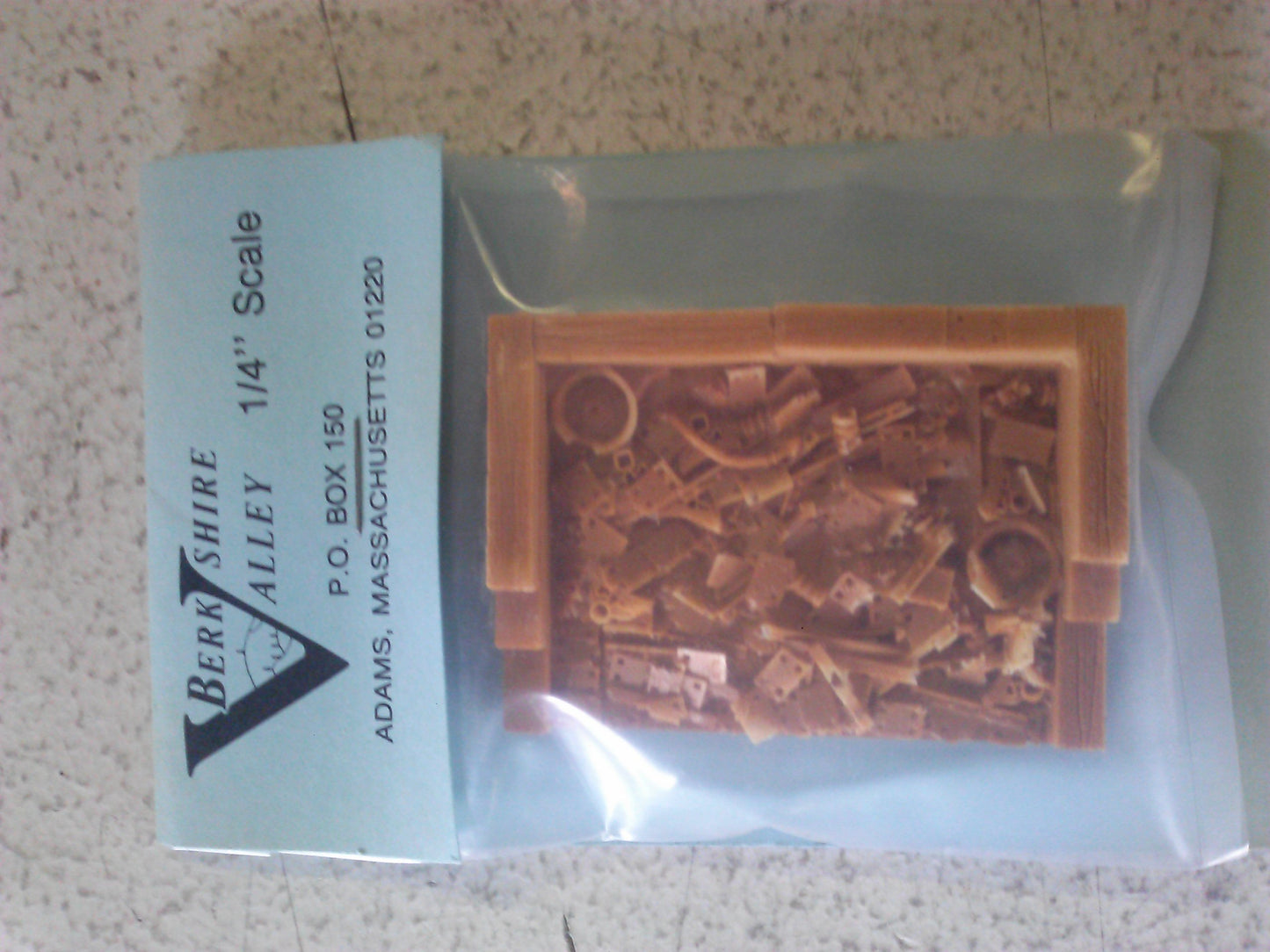 Berkshire Valley 713 O M of W Scrap Box