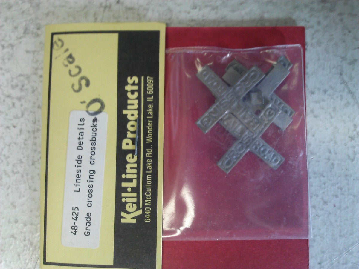Keil-Line Products 48425 O Grade Crossing Crossbuck Castings (4)
