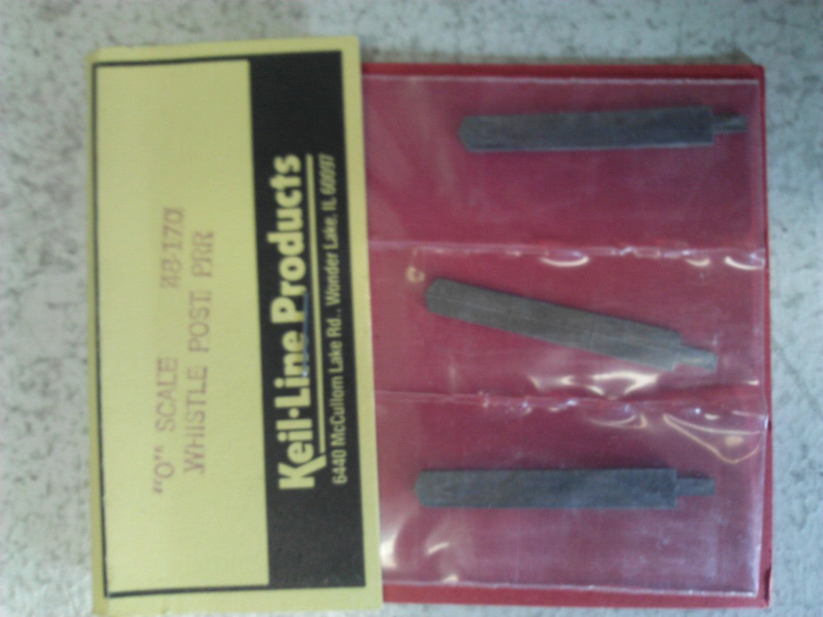 Keil-Line Products 48170 O Scale PRR Whistle Posts (3)