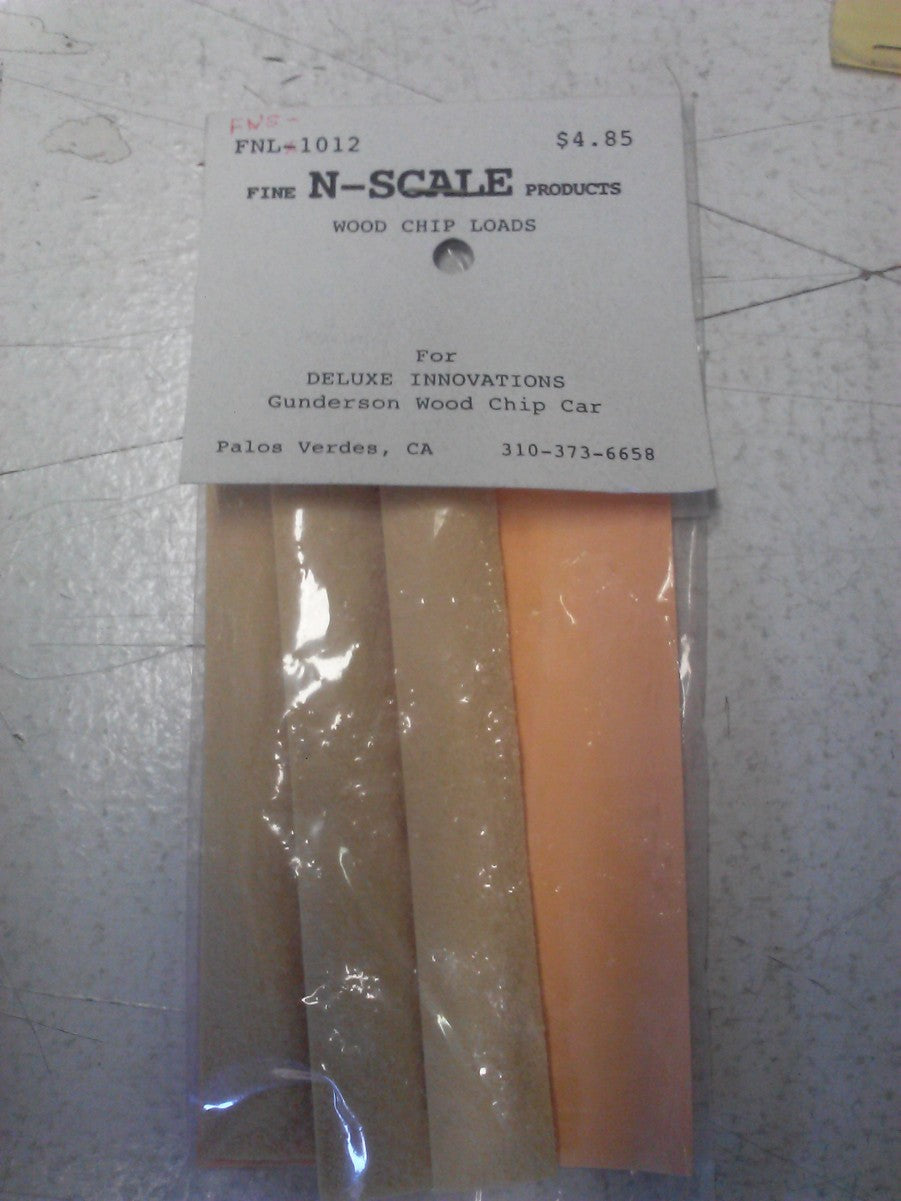 Fine N Scale Products FNL-1012 N Wood Chip Load for DeluxeInnovations(Pack of 3)