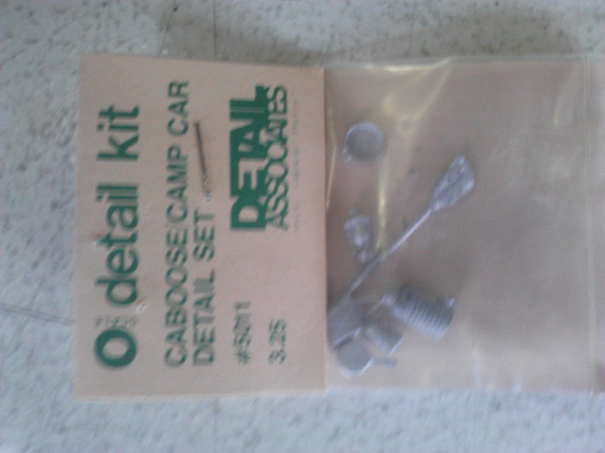 Detail Associates 5011 O Caboose/Camp Car Detail Set