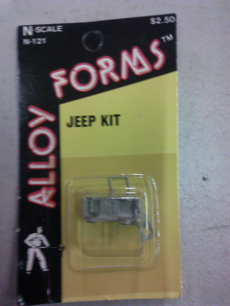 Alloy Forms 121 N 1:160 Jeep Unpainted Metal Kit