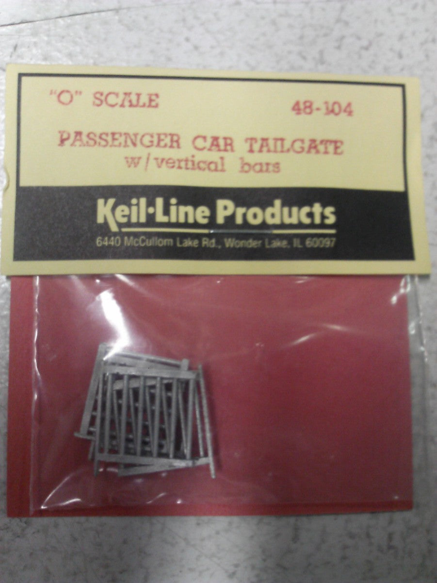 Keil-Line Products 48104 O Passenger Car Tailgate W/Vertical Bars (Pack of 4)