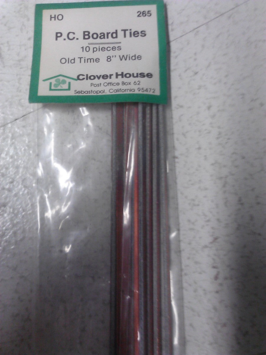 Clover House 265 HO Scale P.C. Board Ties