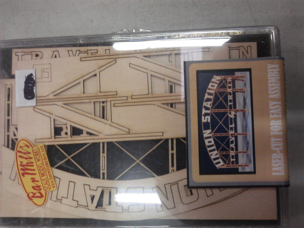 Bar Mills 217 Laser-Cut Wood Billboards - Large, For HO & O Union Station