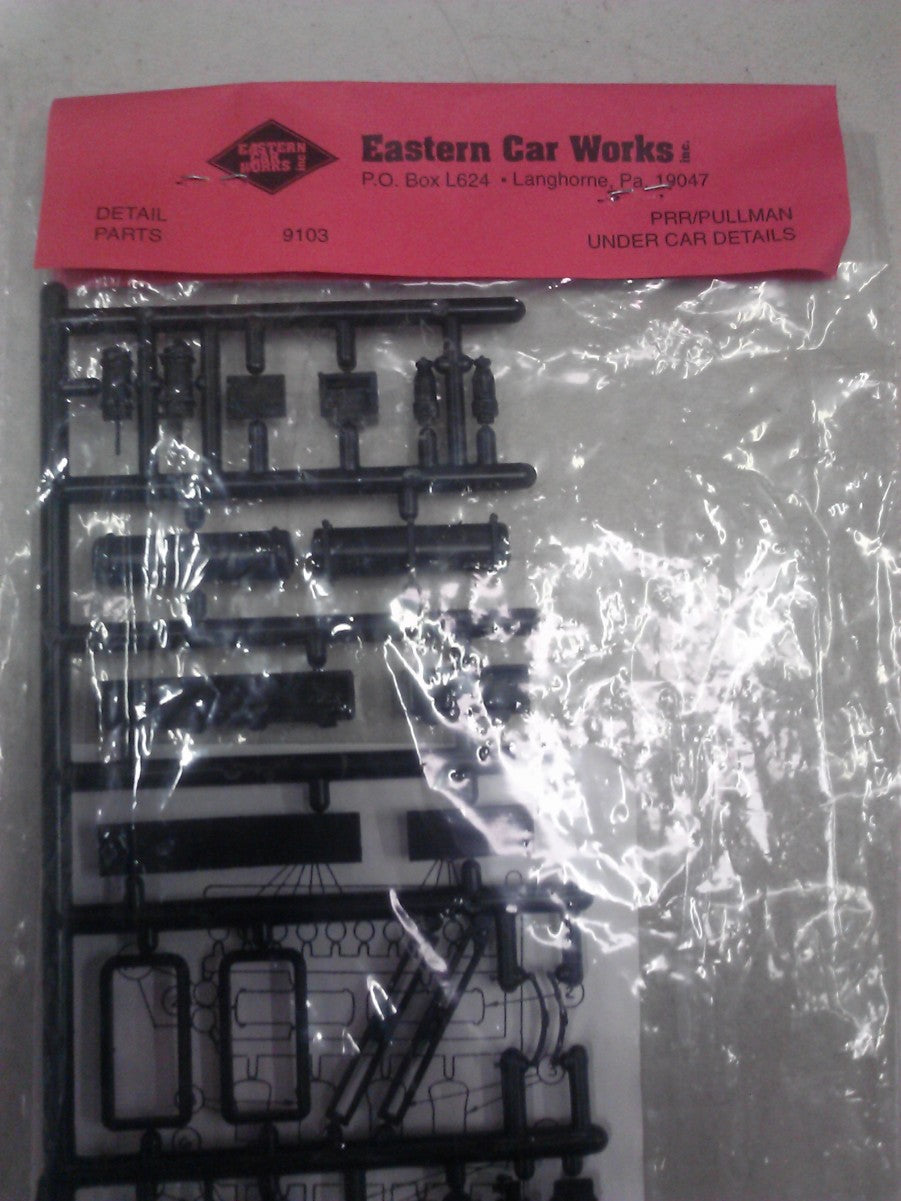 Eastern Car Works 9103 PRR Pullman Under Car Details
