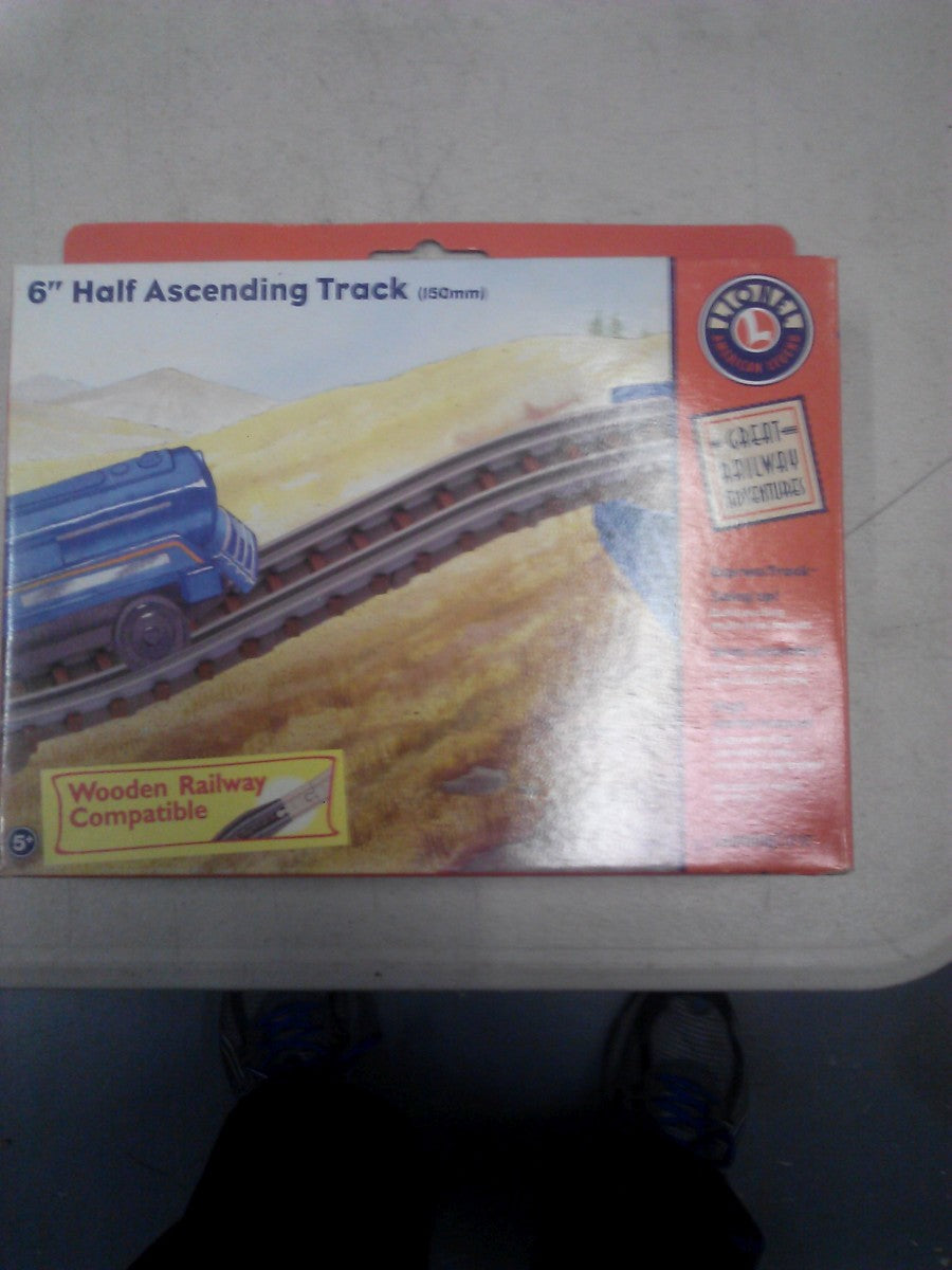 Lionel 92721 Learning Curve 6" Half Ascending Track (150mm) Great Railway