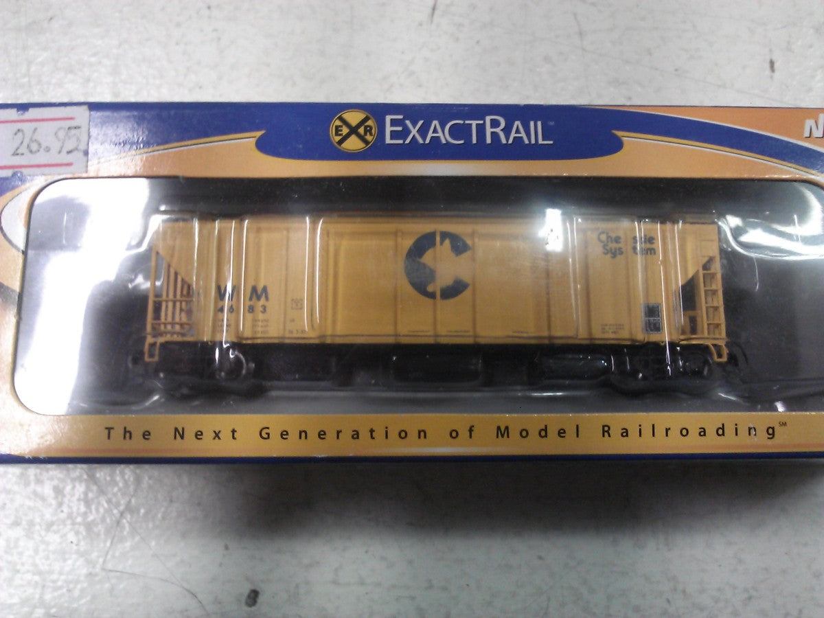 ExactRail EP-80163-4 HO Chessie System PS-2CD Covered Hopper: #4683