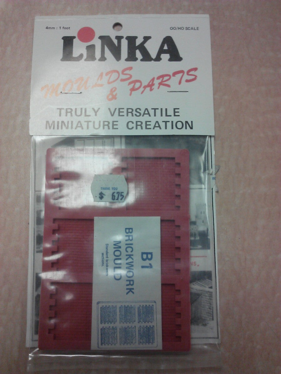 Linka B1 HO Brickwork Mould Standard