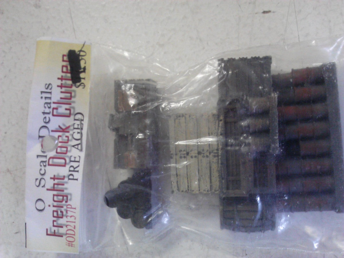Model Tech Studios OD2137P O Scale Freight Dock Clutter