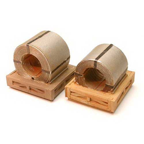 Chooch Enterprises 7272 HO/O Scale Medium Single Palleted Coils Load (Set of 4)