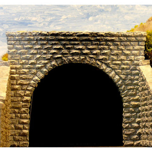 Chooch 9750 N Cut Stone Double Track Tunnel Portal (Set of 2)
